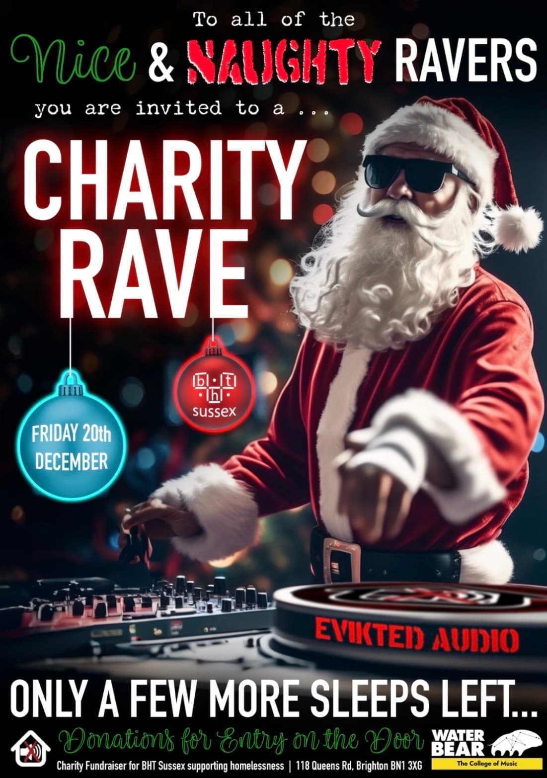 Evikted Christmas Charity Rave 2024